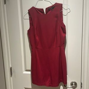 BCBGMaxazria Romper. Classic cut red size 6
